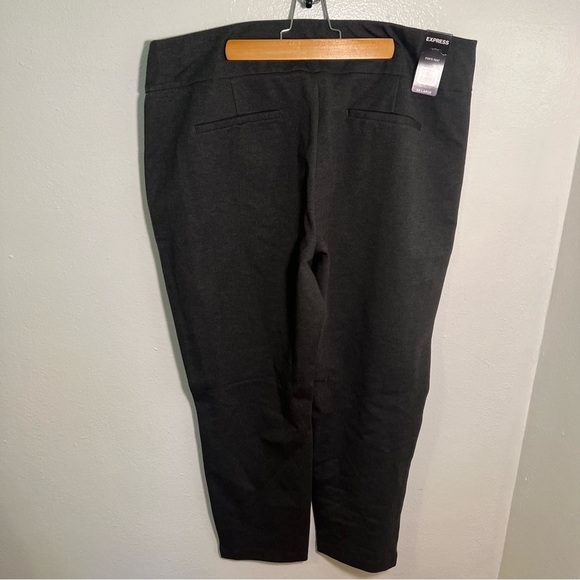 Express Ponte Pant Charcoal Heather Gray XXL - Picture 8 of 14